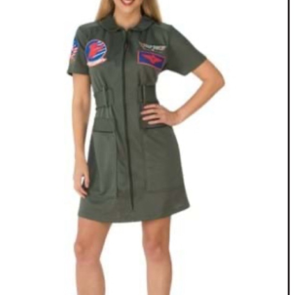 Women's Top Gun dress costume